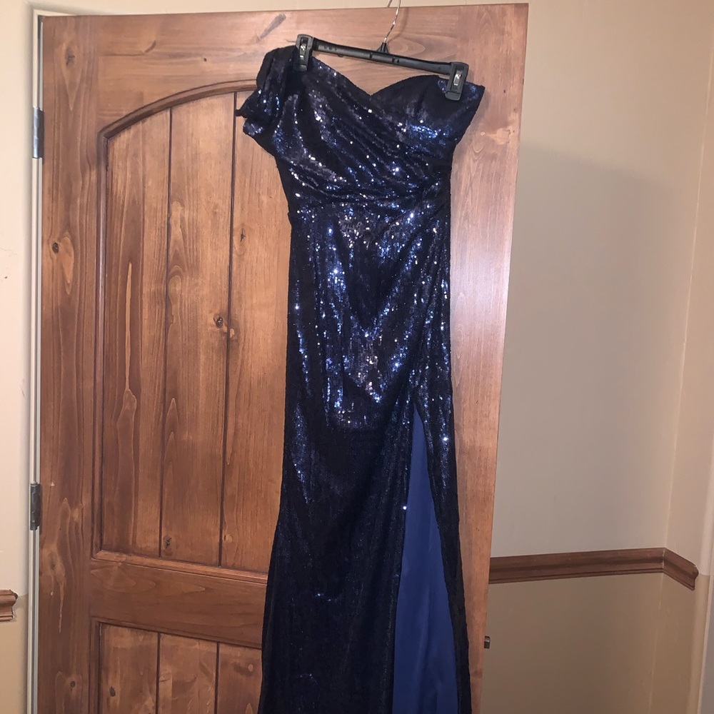 Sequin evening dress. Barely been worn.